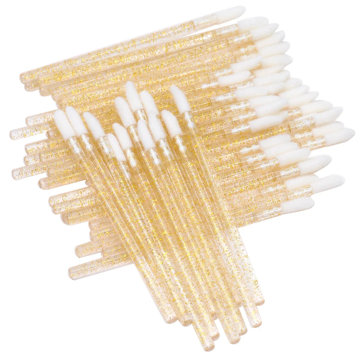 Disposable Lip & Mascara Applicator Brushes – 100-Piece Cosmetic Wand Set dylinoshop