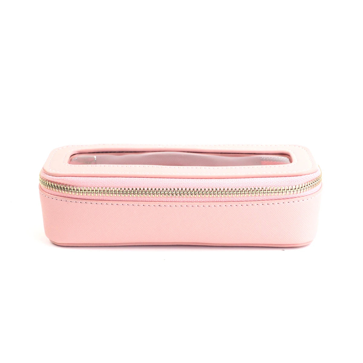 PU Leather Transparent Makeup Bag – Portable Cosmetic Storage Case dylinoshop