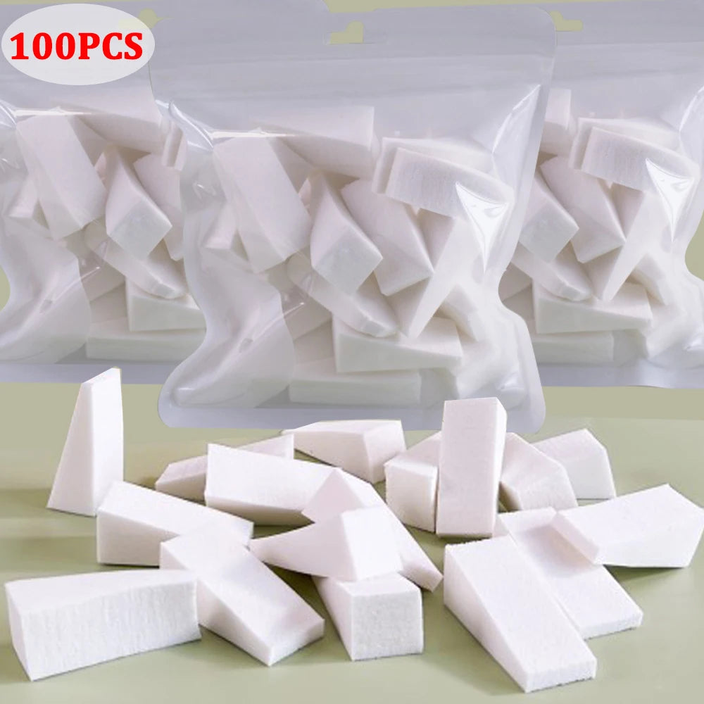 Latex Triangular Sponge Puff Dry Wet Use Makeup Sponge Face Foundation Concealer BB Cream Powder Smearing Puffs Cosmetic Tools