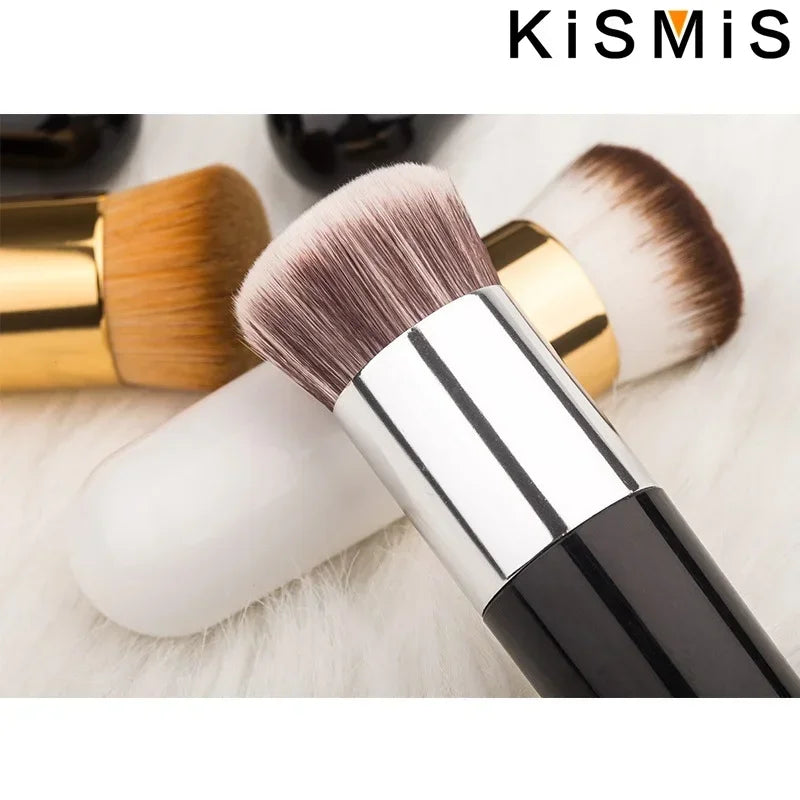Professional Flat Cream Makeup Brushes Set Face Cheek Contour Blusher Foundation Brush Makeup Tools Flawless Application
