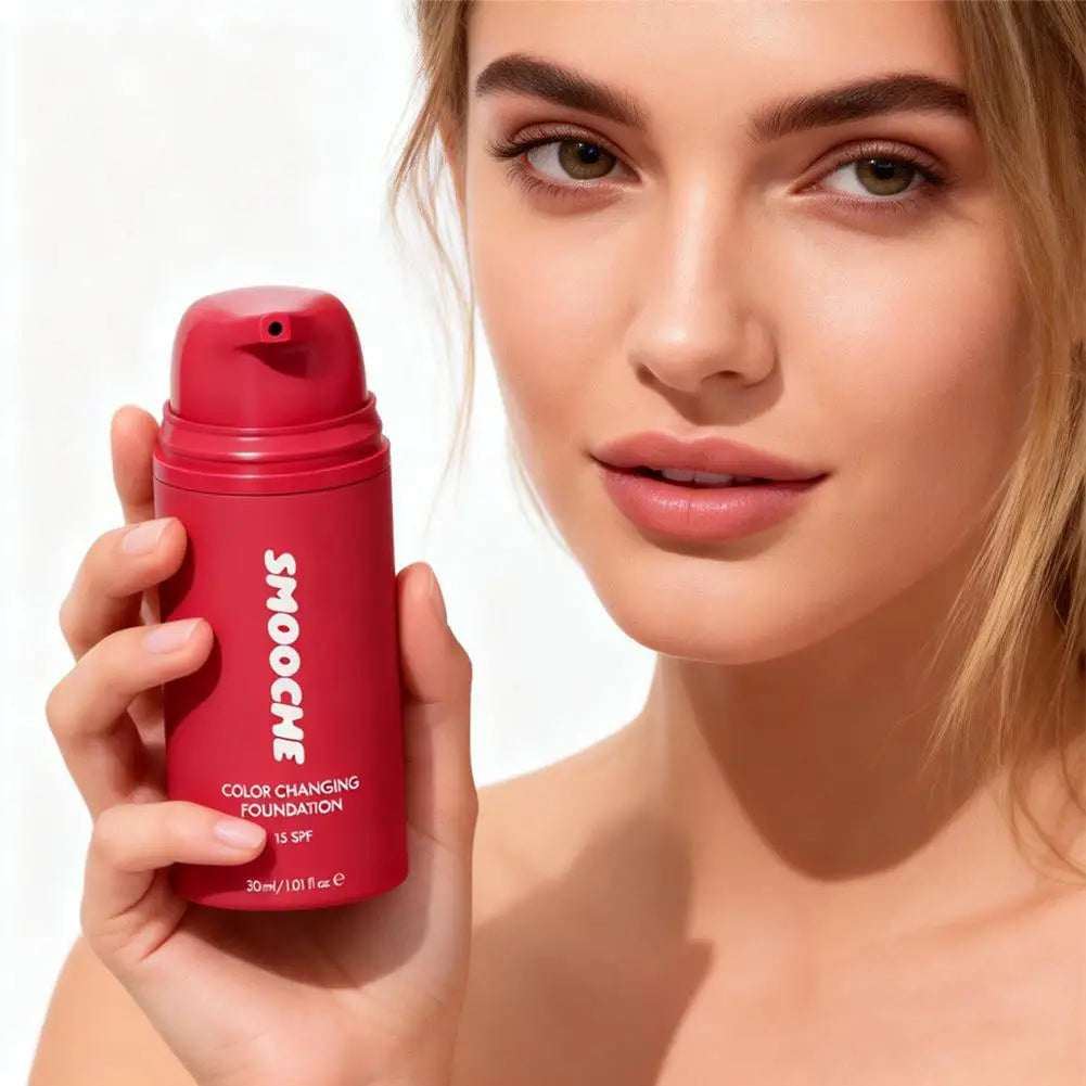 Long Lasting Color Changing Foundation Lightweight Liquid Texture Self Match Skin Tone Moisturizing Flawless Makeup Base