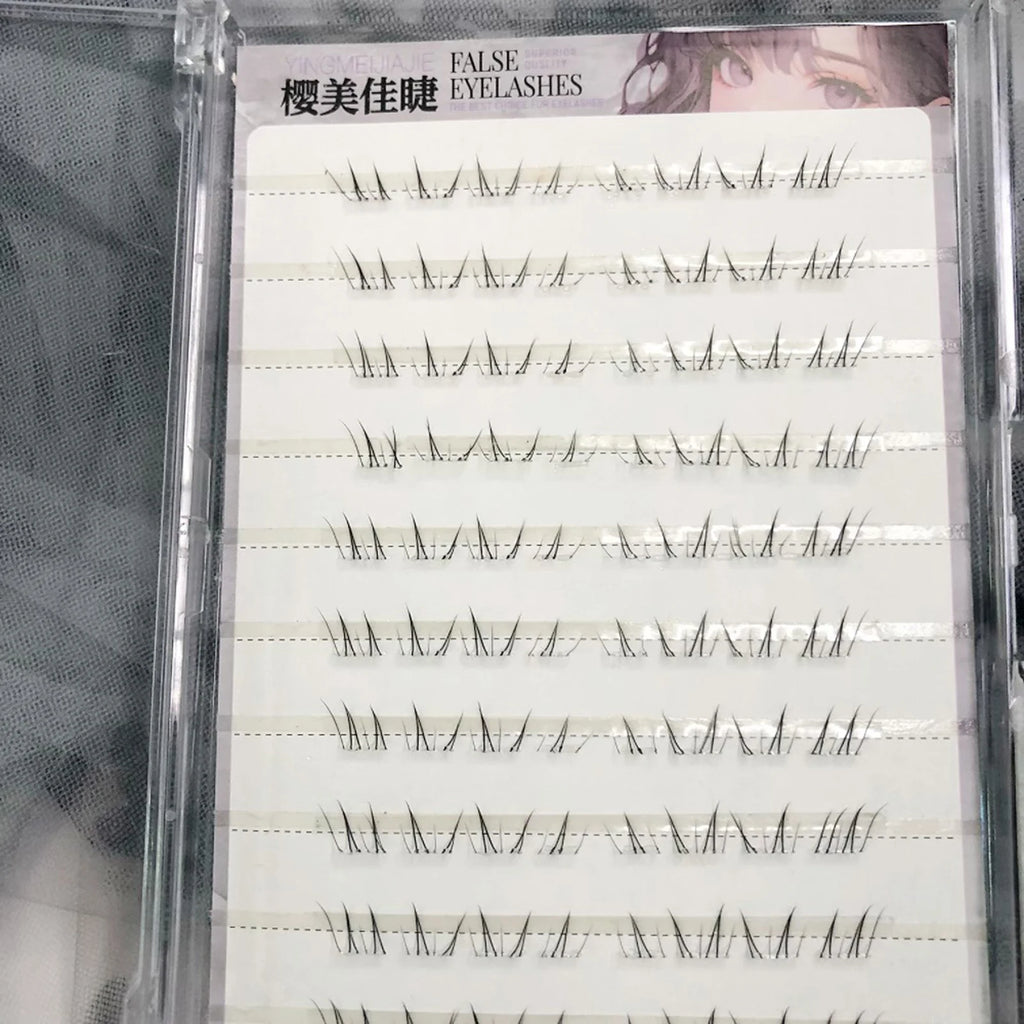 4-6mm Korean Style Lower Lashes Natural Fake Eyelashes No Glue False Eyelashes For Women Daily Wear Cosplay Diy Makeup
