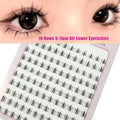 10 Rows Under Eyelashes Extension Personal EyeLash Professional Makeup Individual Cluster Grafting Fake Lashes False Eyelashes