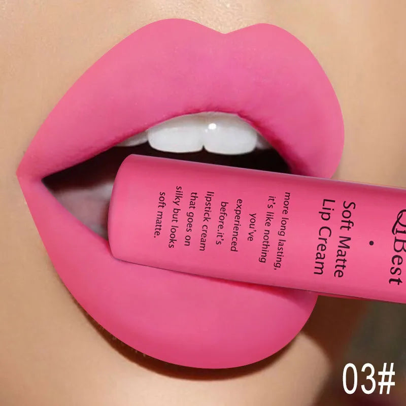 QiBest Matte Liquid Lipstick, Waterproof Long-Lasting Lip Color dylinoshop