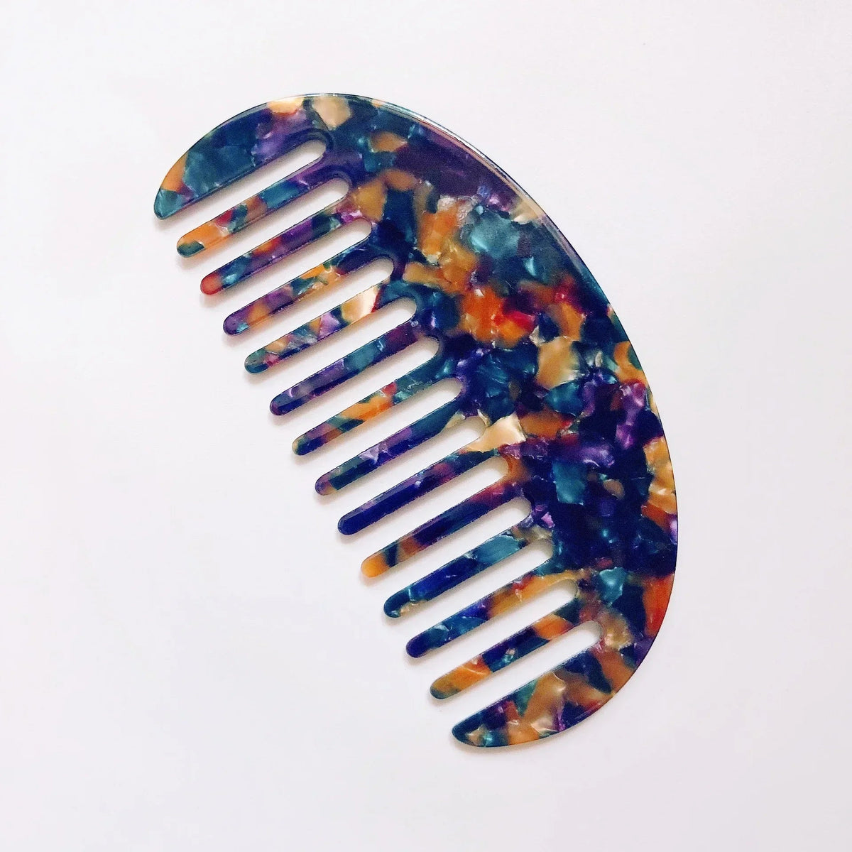 Wide Teeth Acetate Hair Combs Anti-static Massage Hair Brush Hairdressing Colorful Hairdress Salon Styling Traveling Accessories dylinoshop