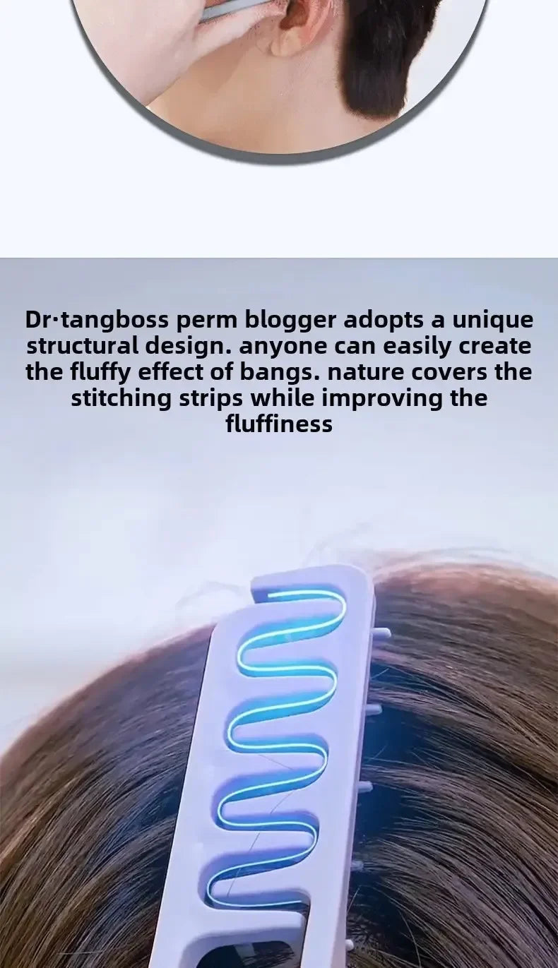 Volumizing Wide-Tooth Hair Styling Comb for Men, ABS Plastic with Textured Grip, Ideal for All Hair Types, Perfect for Home Use dylinoshop