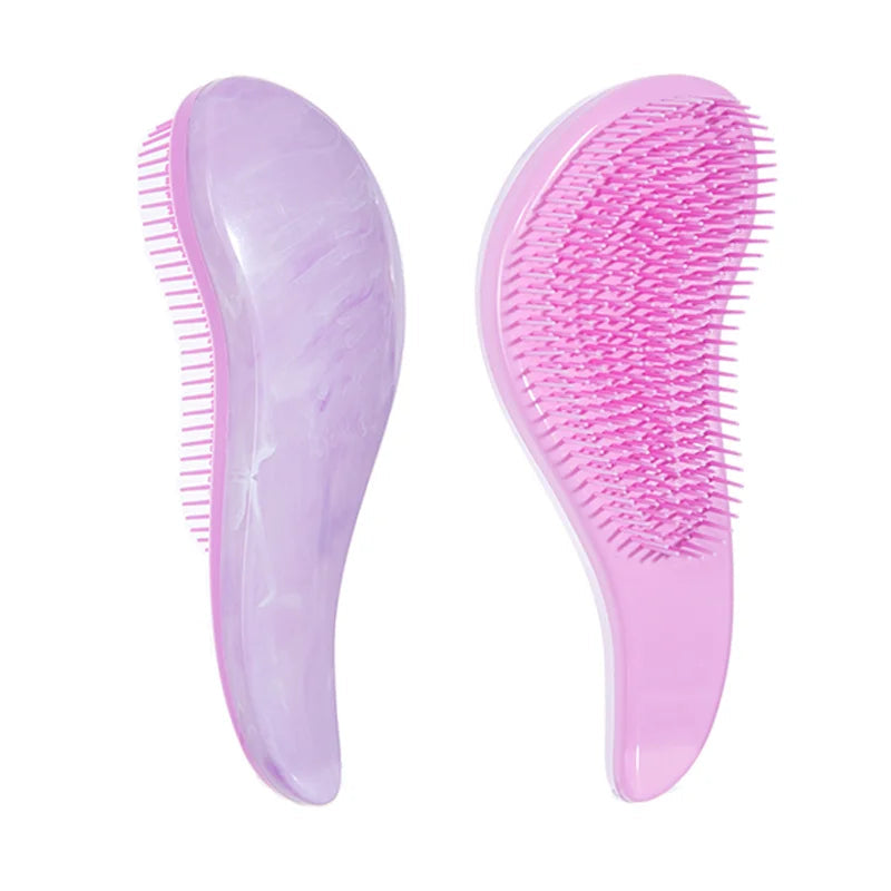1pcs Magic Detangling Hairbrush Soft Wheat Straw Scalp Massage Comb Anti-static Gentle Grooming Brush Salon Hair Styling Brush dylinoshop