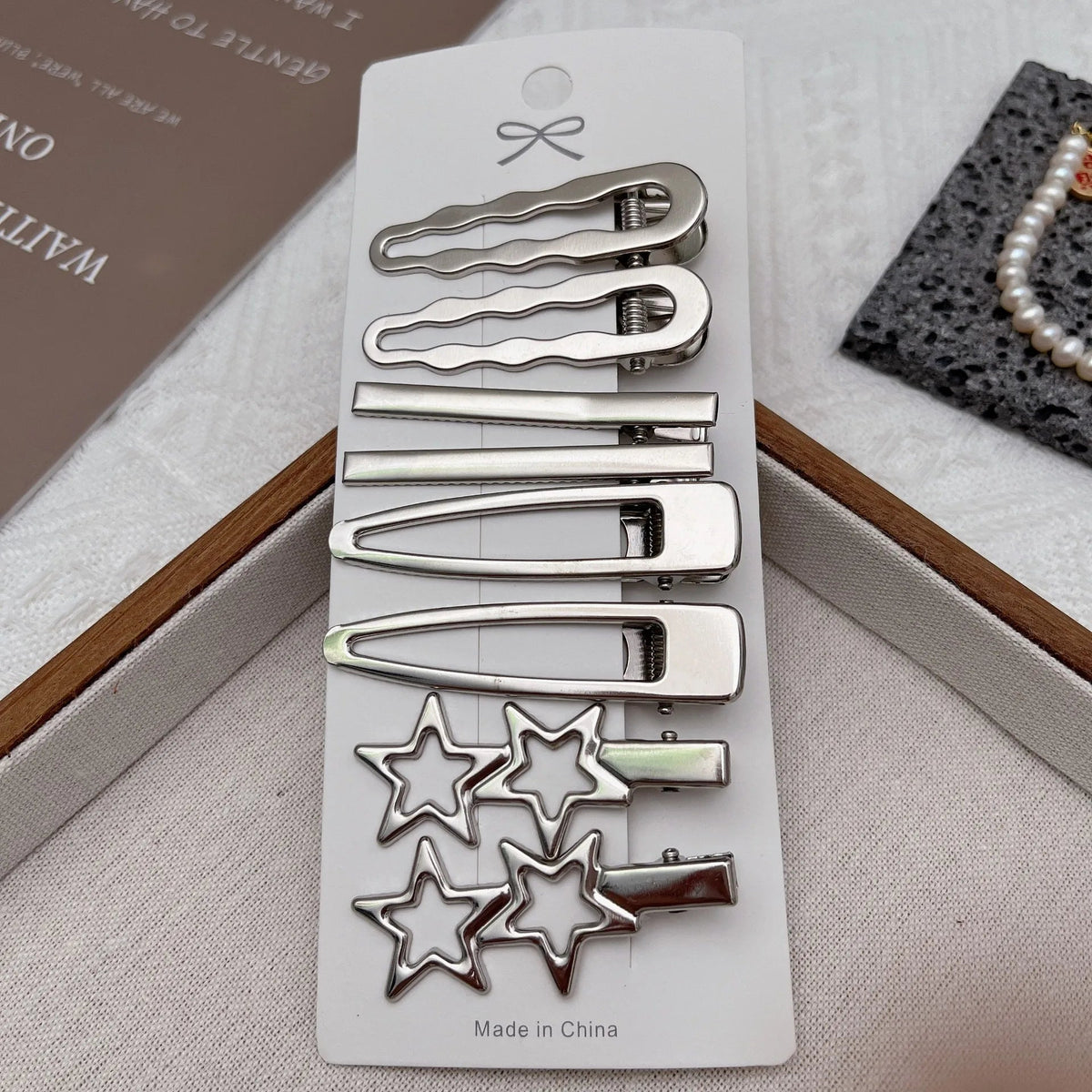 Sliver Metal Hair Clips Women Girls Y2K Duckbill Hairpin Personality Bangs Side Headwear Barrettes Hairclip Styling Accessories dylinoshop