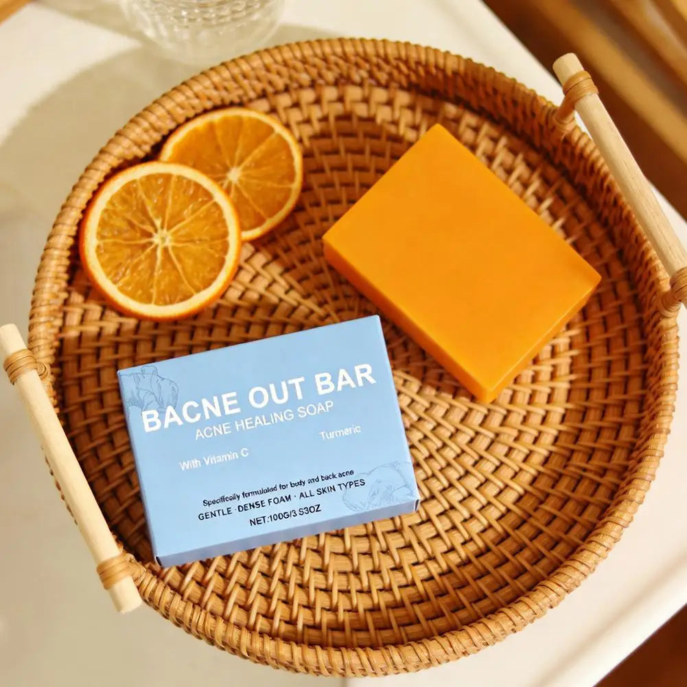 100g 1/2PCS Body Cleansing Soap Exfoliating Lightening Dark Underarm Leg Body Oil Control Smoothing Hydrating Glowing Handmade S