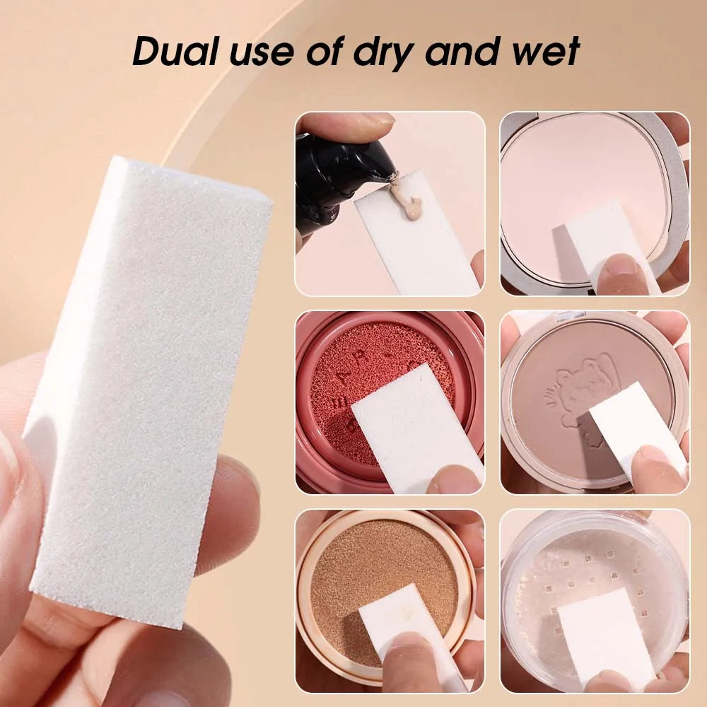 Latex Triangular Sponge Puff Dry Wet Use Makeup Sponge Face Foundation Concealer BB Cream Powder Smearing Puffs Cosmetic Tools