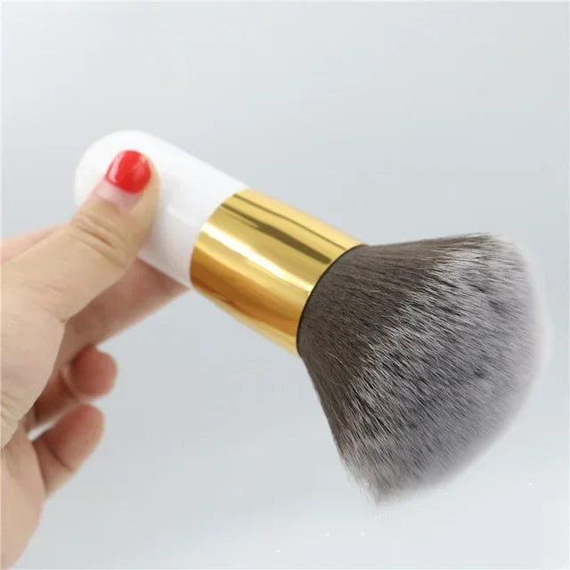 Large Powder Foundation Brush – Multifunctional Blush, Bronzer & Contour Brush dylinoshop
