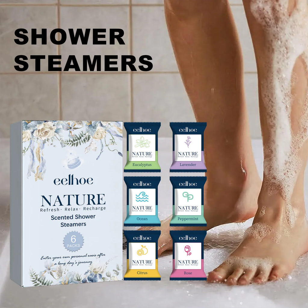 6pcs Aromatherapy Shower Tablets Assisting Sleep Relaxing Relieve Stress Shower Tablets Shower Bombs Bath Supplies