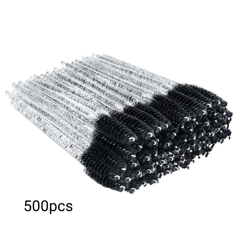 Disposable Eyelash Brush Wands – 500-Piece Salon Applicator Spoolies dylinoshop