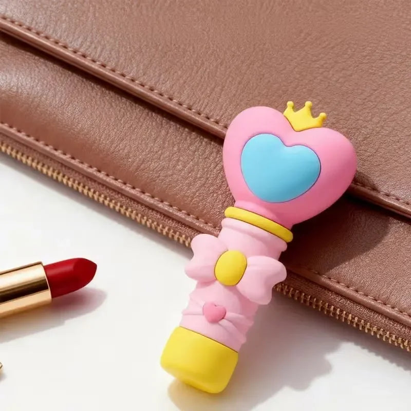 1 Portable Refillable Spray Bottle Heart-Shaped Wand Sprayer Mini Makeup Hydrating Spray Cute Travel Essential Dispensing Bottle