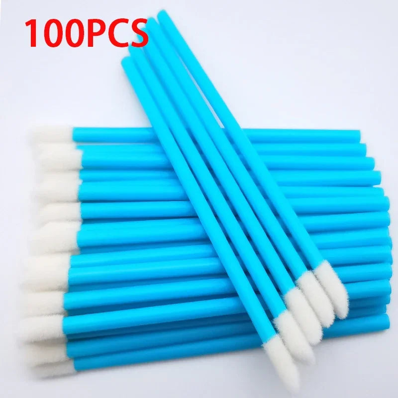 Disposable Lip & Mascara Applicator Brushes – 100-Piece Cosmetic Wand Set dylinoshop