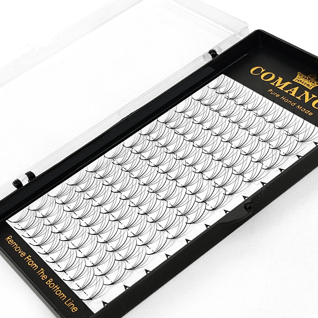 CoMango 5D 7D 9D Premade Fan Eyelashes Extension 120 Fan Pointy Base Promade Hybrid Lash Wispy Eyelashes Makeup Tool