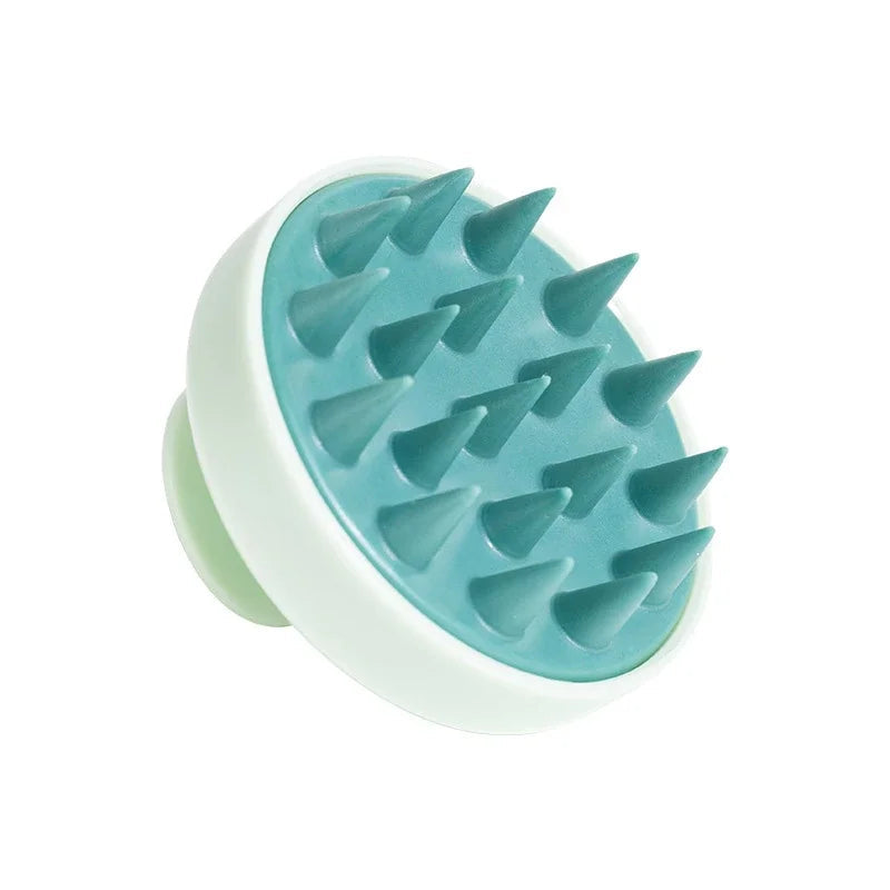 Silicone Shampoo Brush Head Scalp Massage Comb Clean The Scalp Thoroughly Body Massage Brush Bath Brush Salon Hairdressing Tool dylinoshop