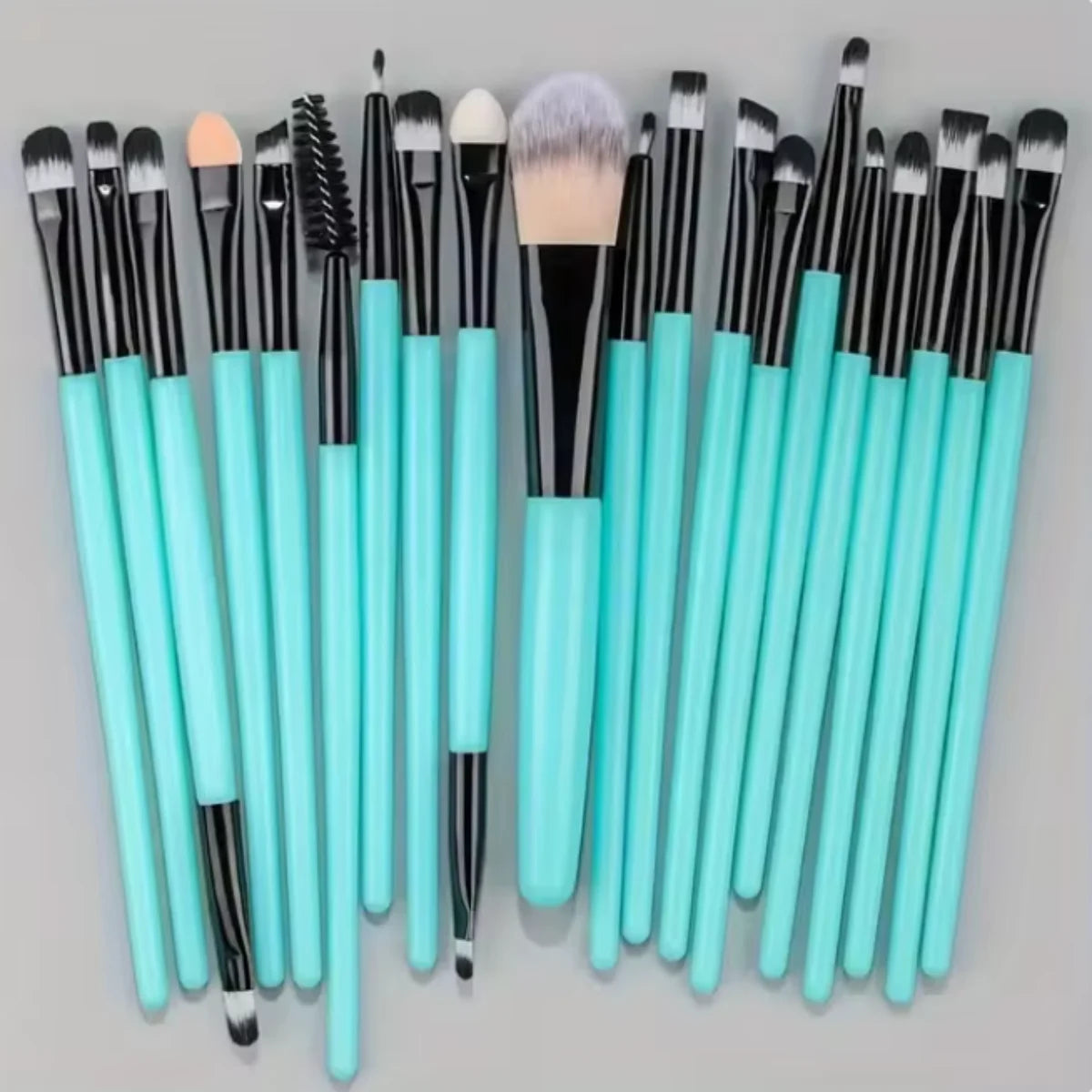 20-Piece Makeup Brush Set – Eyeliner, Blending & Foundation Brushes dylinoshop