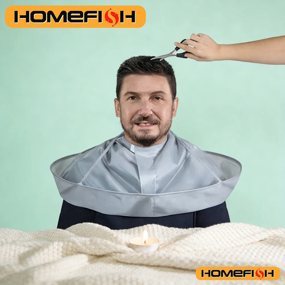 DIY Hair‑Styling Cloak Umbrella Cover Hair‑Styling Cloak Shaving Shield Hair‑Styling Apron Home‑Use Clean Protective Gear dylinoshop