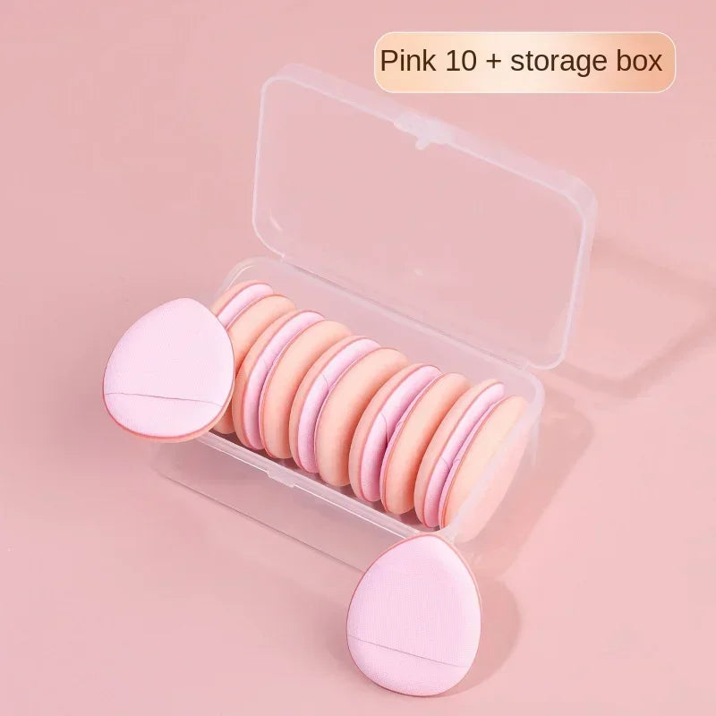 dawndesslo 10-Piece Mini Finger Powder Puff Sponge Set dylinoshop