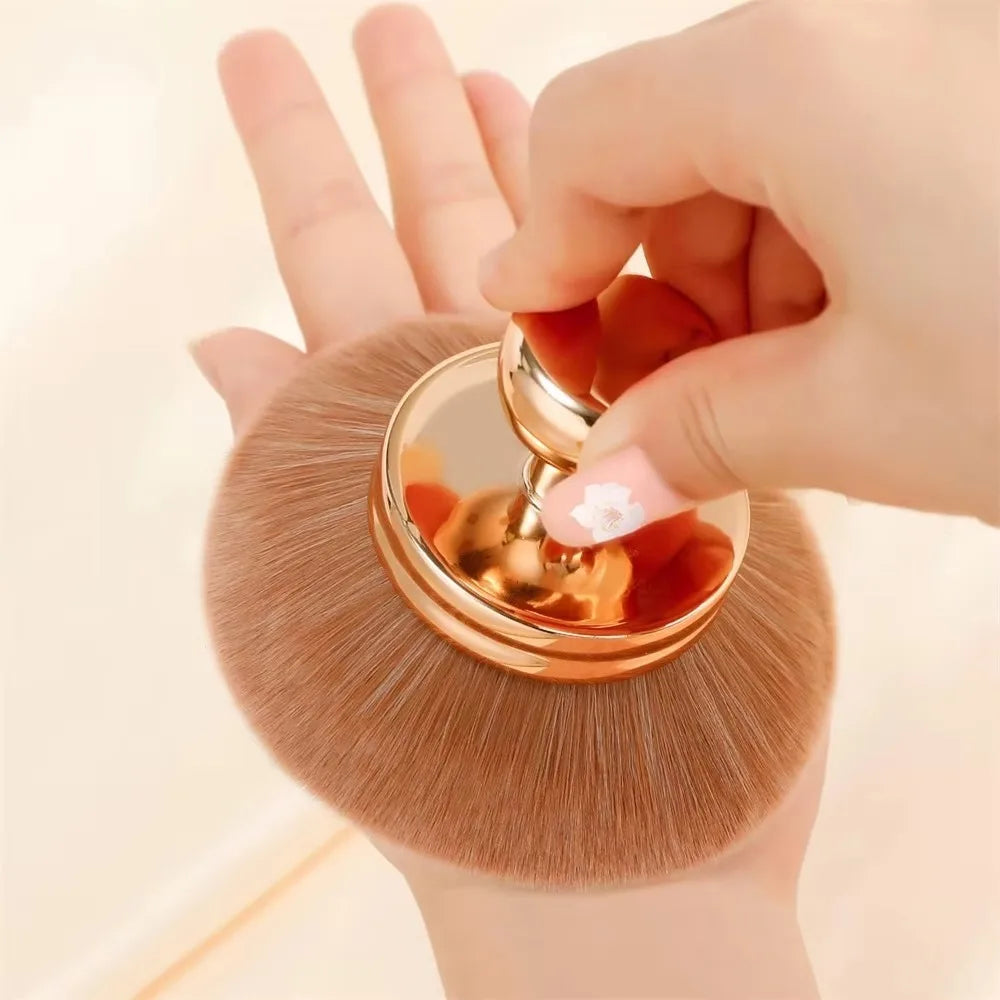 Extra Large Body Makeup Brush 74mm Wide-headed Professional Self Tan Back Applicator Soft Synthetic Hair Kabuki Brush Bronzers