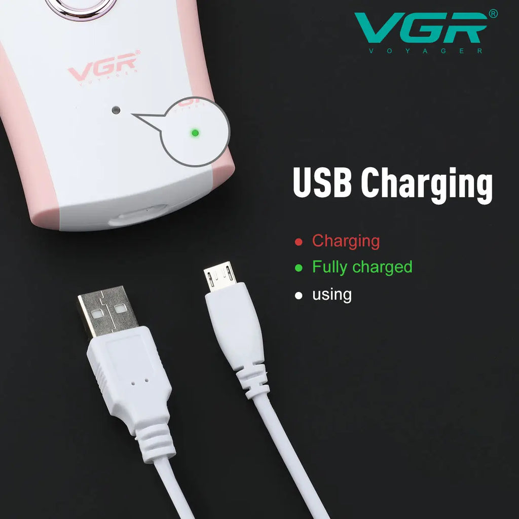 VGR V-705 Rechargeable Multi-Use Trimmer for Nose, Ear, Eyebrows & Body