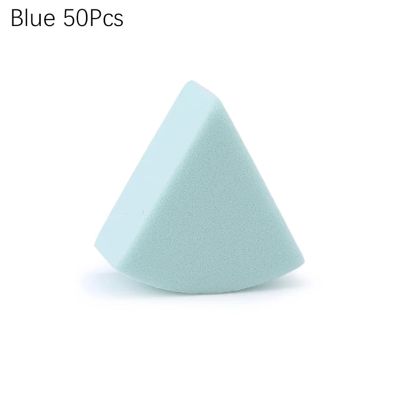 Triangle Makeup Blender Sponges – Wet & Dry Use, Set of 20/50 dylinoshop