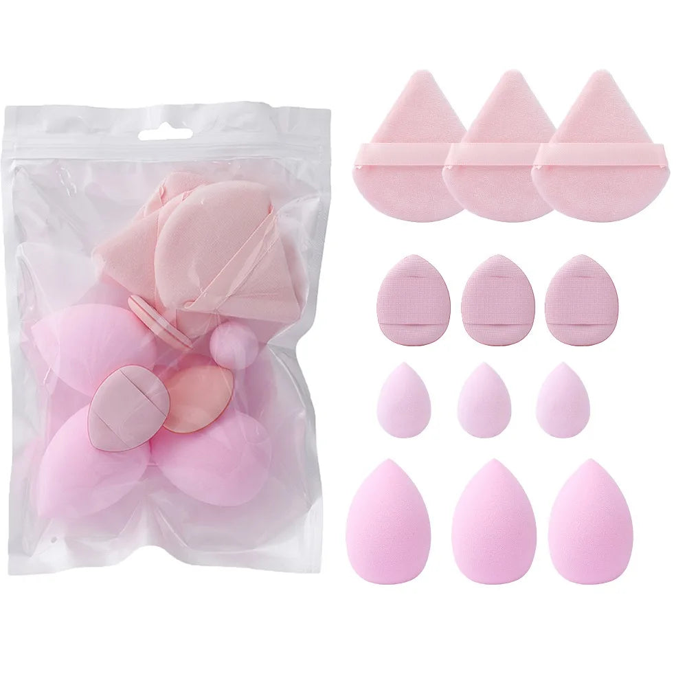 12-Piece Makeup Sponge Set – 4 Styles, Wet & Dry Use dylinoshop