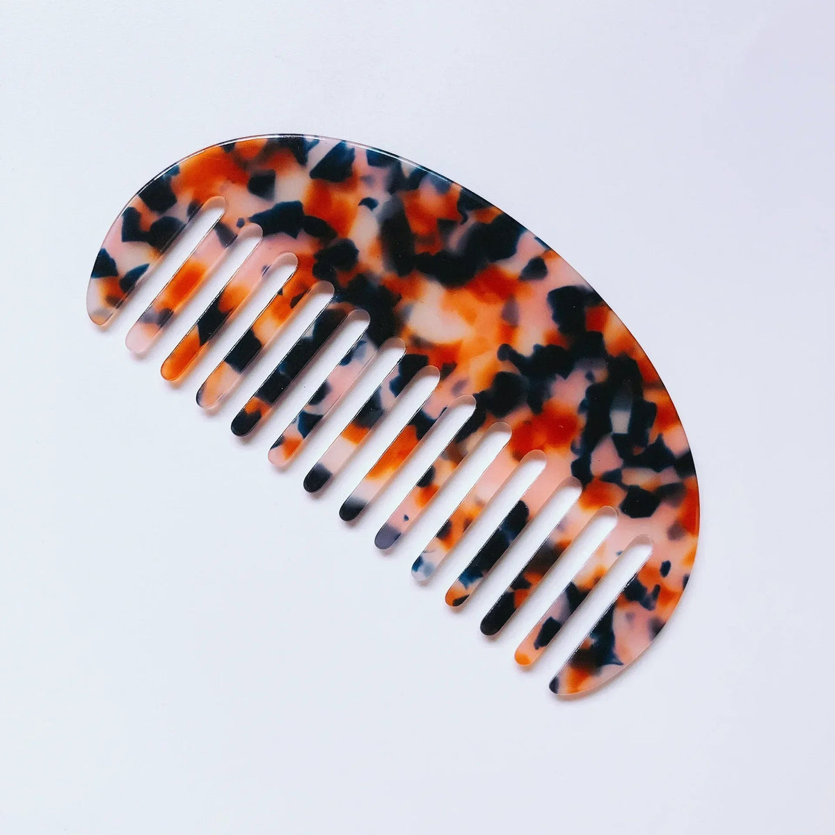 Wide Teeth Acetate Hair Combs Anti-static Massage Hair Brush Hairdressing Colorful Hairdress Salon Styling Traveling Accessories dylinoshop