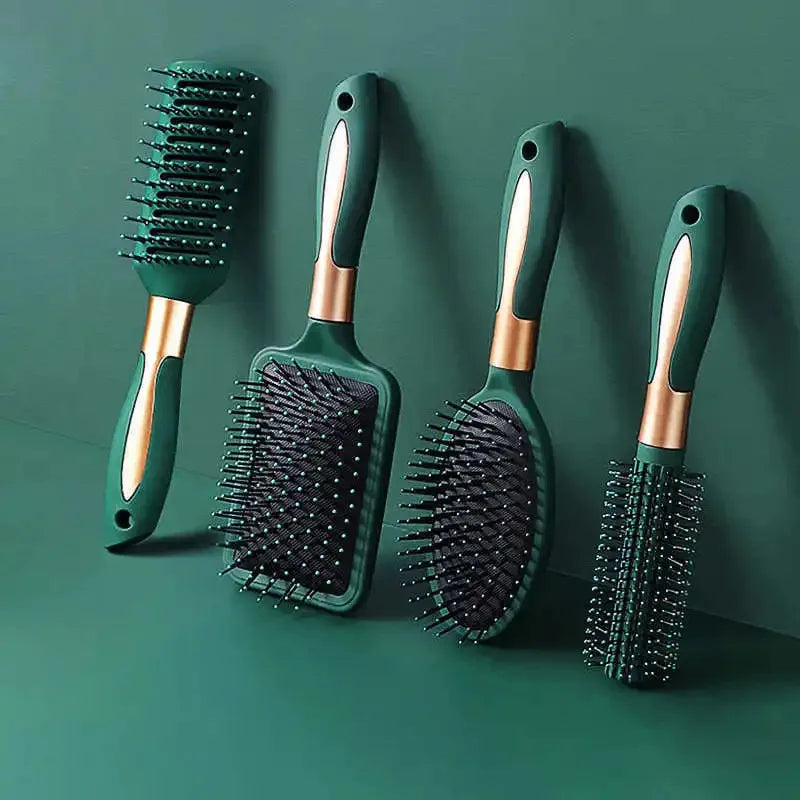 Anti-Static Oval round Air Cushion Comb Scalp Massage Exfoliating Tool for Salon SPA Professional Hair Styling Care Accessory dylinoshop
