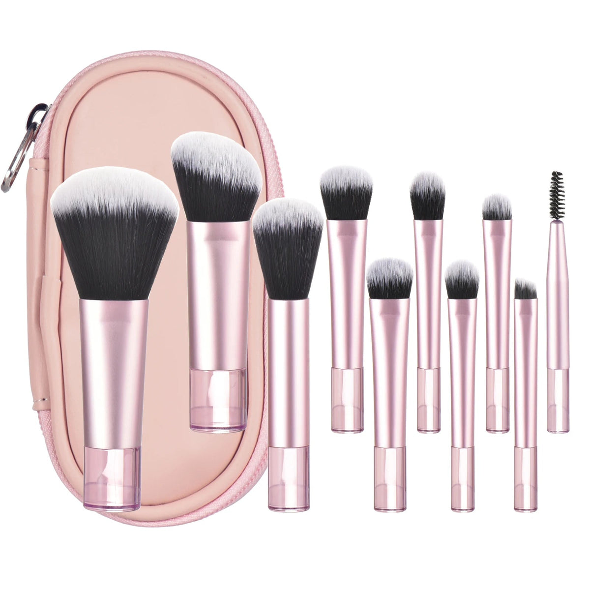 Mini Travel Makeup Brush Set – Portable Palm Brushes dylinoshop