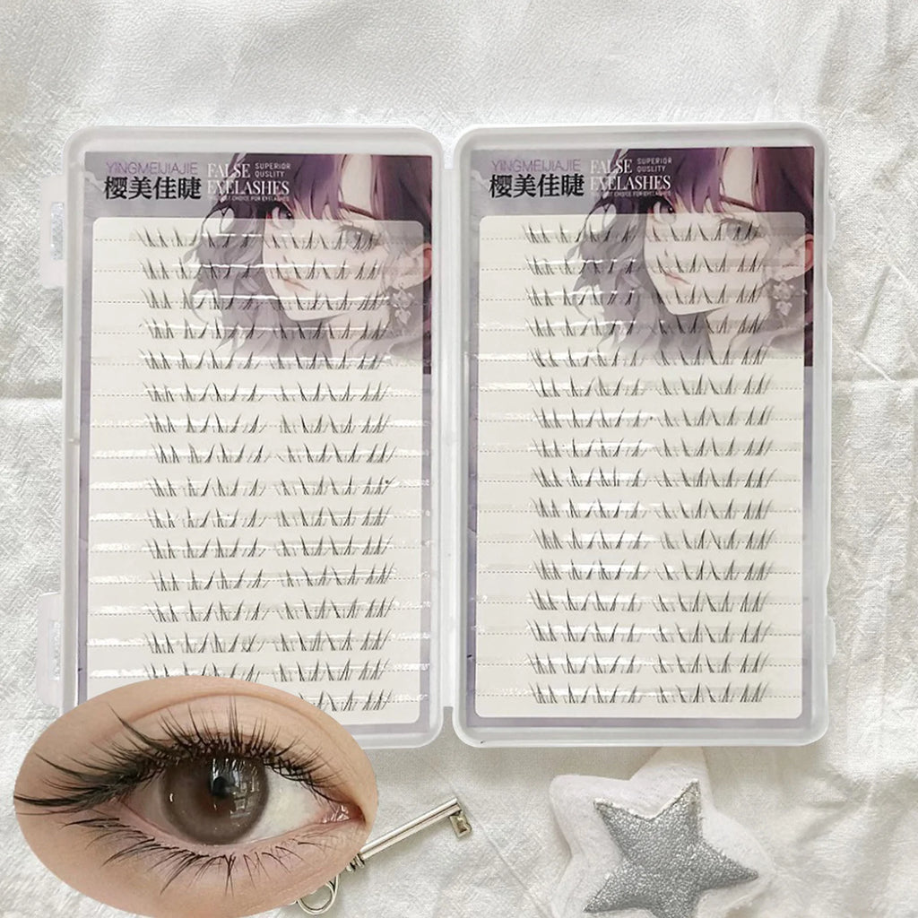 4-6mm Korean Style Lower Lashes Natural Fake Eyelashes No Glue False Eyelashes For Women Daily Wear Cosplay Diy Makeup