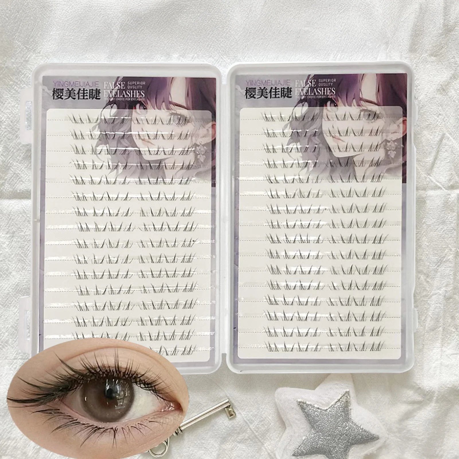 4-6mm Korean Style Lower Lashes Natural Fake Eyelashes No Glue False Eyelashes For Women Daily Wear Cosplay Diy Makeup