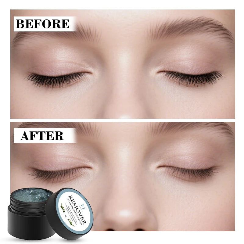 15g Eyelash Glue Lash Extensions UV Glue Remover Cream Professional Makeup Tools Lash Glue Remover Cream UV Eyelash Extension