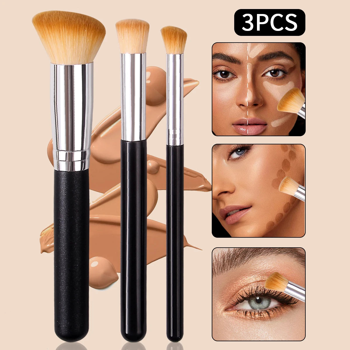 KOSSHOW Foundation & Concealer Blending Brush dylinoshop