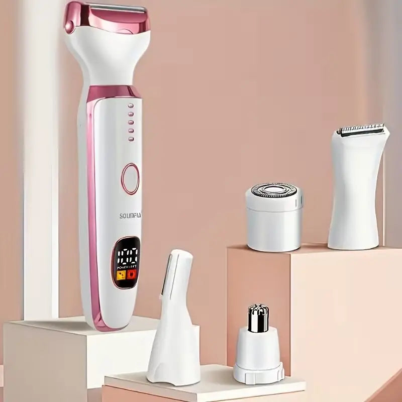 Rechargeable Electric Shaver for Women – Legs, Underarm, Bikini & Face