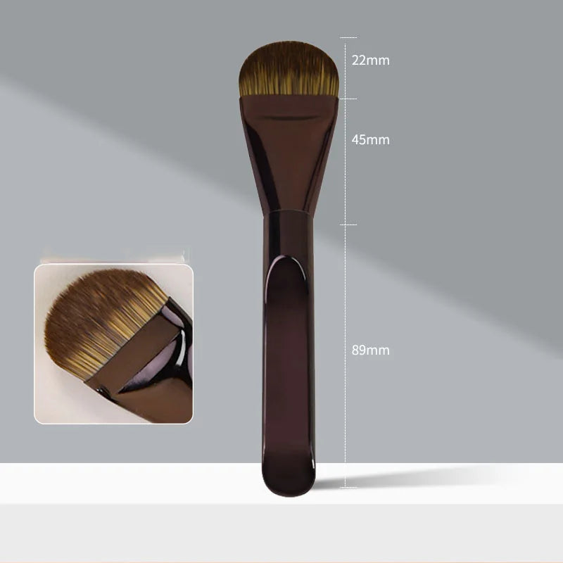Professional Foundation Makeup Brush Duo – Soft Blending Brushes for Liquid, Cream & Powder dylinoshop
