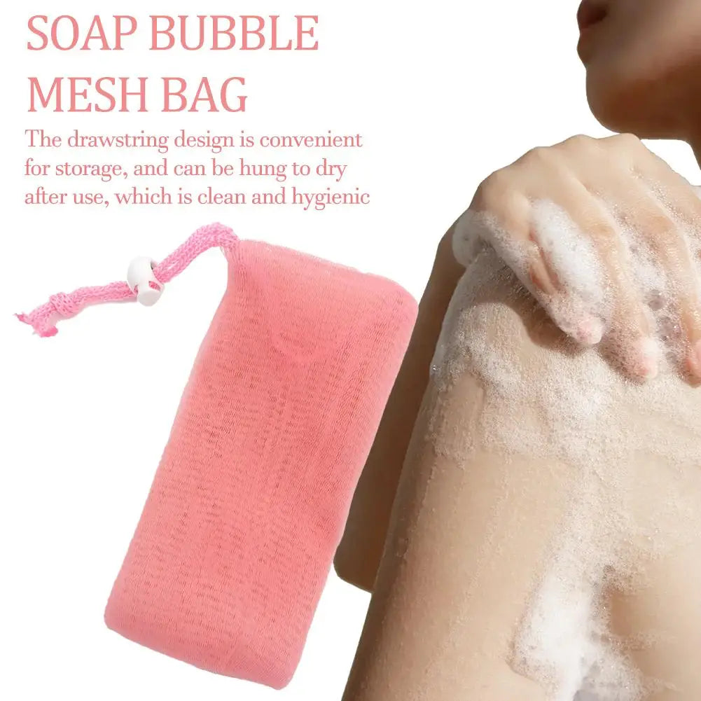 Soap Mesh Pouch Bags For Cleansing Foaming For Handmade Soap Body Wash And Facial Cleansers Soft And Efficient Exfoliation