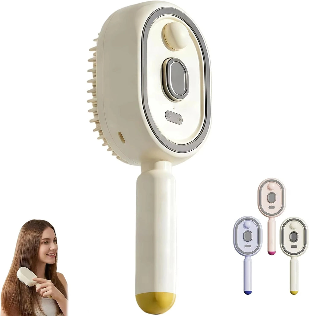 3-in-1 Electric Spray Scalp Massage Comb with Essential Oil Mist