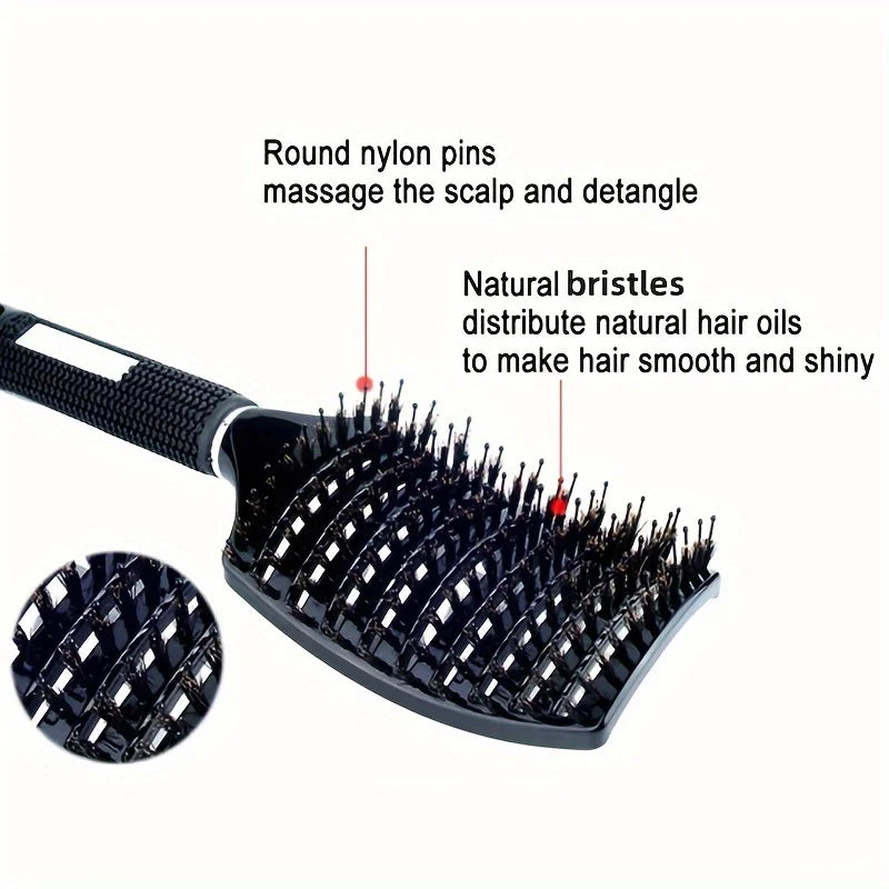 1pc Magic Scalp Massage Hair Brush for Women - Professional Detangling Tool for Wet Curly Hair - Hairdressing Tool dylinoshop
