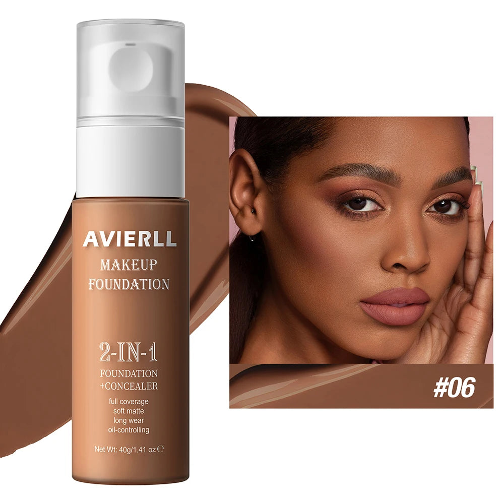 Moisturizing Waterproof Foundation & Concealer Base dylinoshop