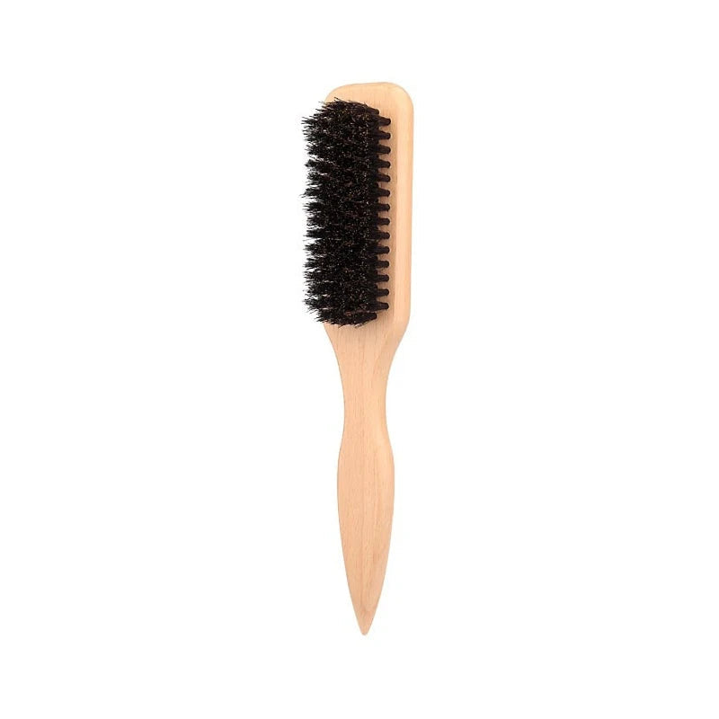 Brown Pointed-Tail Bristle Comb - Unisex, Smooth & Anti-Static, No Tangles No Hair Damage, Home Use dylinoshop