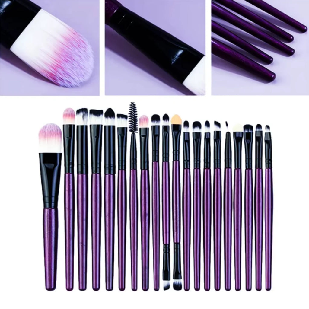 20Pcs Makeup Brush Set Eyeliner Brush Blending Brush Makeup Brushes for Cheeks Eye Cosmetic Foundation Brush Make Up Brushes Set