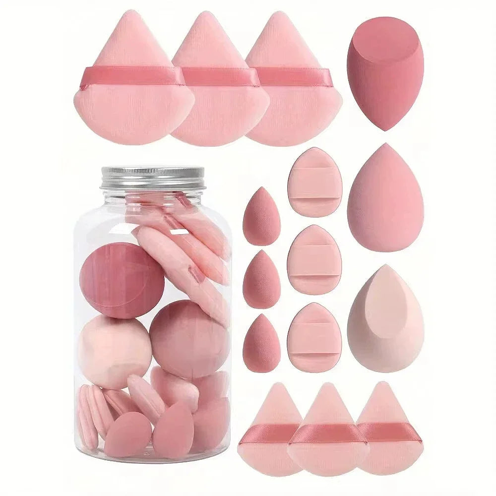12/15Pcs Makeup Sponge Cosmetic Puff Foundation Sponges Beauty Egg Powder Puffs Women Make Up AccessoriesMakeup Tools