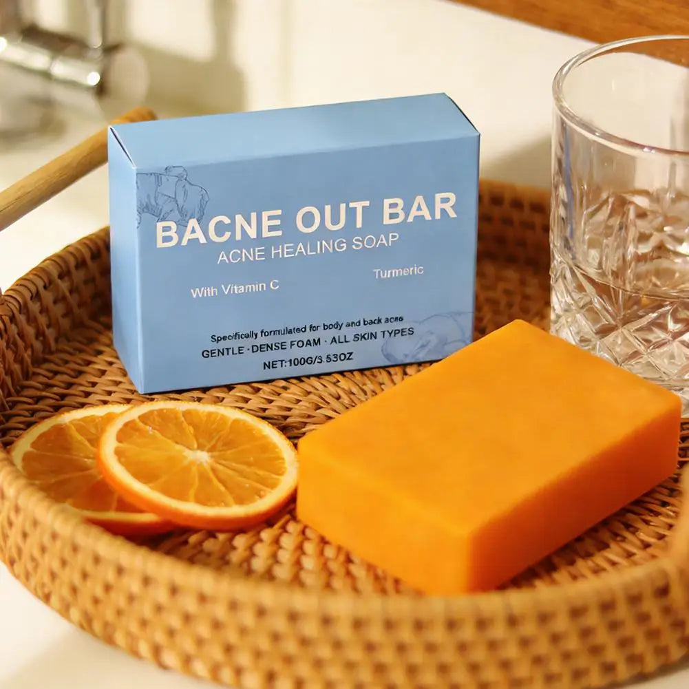 100g 1/2PCS Body Cleansing Soap Exfoliating Lightening Dark Underarm Leg Body Oil Control Smoothing Hydrating Glowing Handmade S
