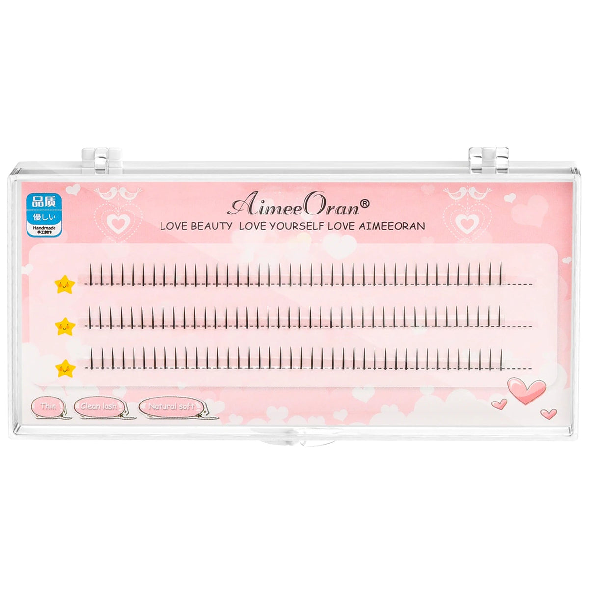 Korean Style Lower Lash Clusters, 4-6mm Natural False Eyelashes dylinoshop