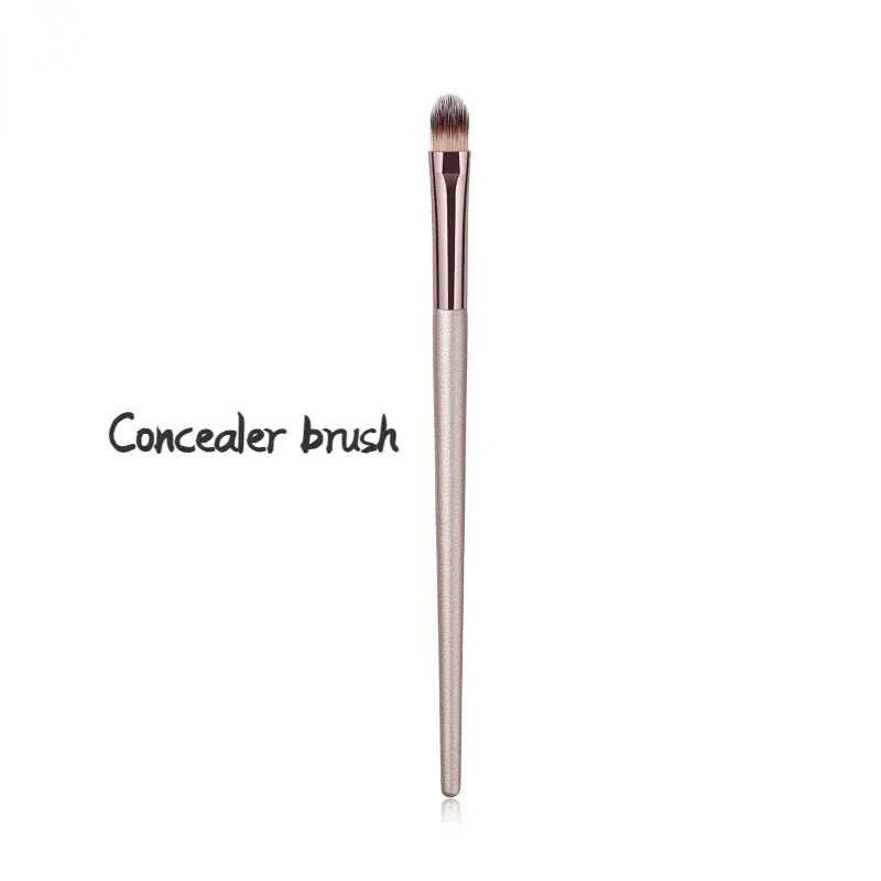 Champagne Makeup Brush – Soft Blending Brush for Eyeshadow & Concealer dylinoshop