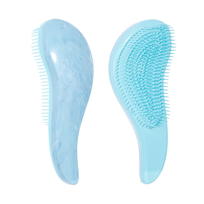 1pcs Magic Detangling Hairbrush Soft Wheat Straw Scalp Massage Comb Anti-static Gentle Grooming Brush Salon Hair Styling Brush dylinoshop