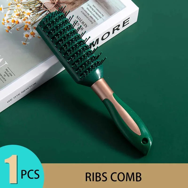 Anti-Static Oval round Air Cushion Comb Scalp Massage Exfoliating Tool for Salon SPA Professional Hair Styling Care Accessory dylinoshop