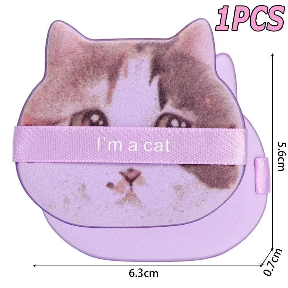 Cat-Shaped Dual-Sided Makeup Puff Sponge, 10-Piece Set dylinoshop